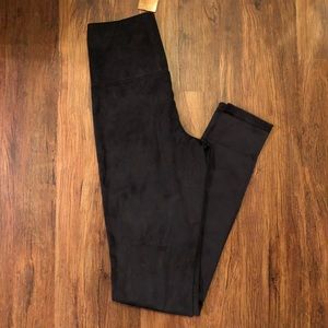 Black Suede leggings ▪️ {NWT}